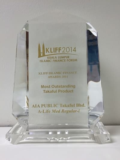 KLIFF Islamic Finance Awards 2014-Most Outstanding Takaful Product