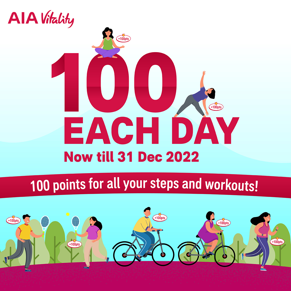 100 POINTS NOW