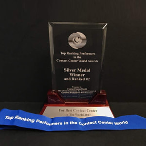 Best Contact Centre In The World (Silver Medal)