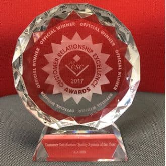 Customer Relationship Excellence Awards 2017-Customer Satisfaction Quality System of the Year