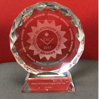 Customer Relationship Excellence Awards 2017-People Development Progress of the Year