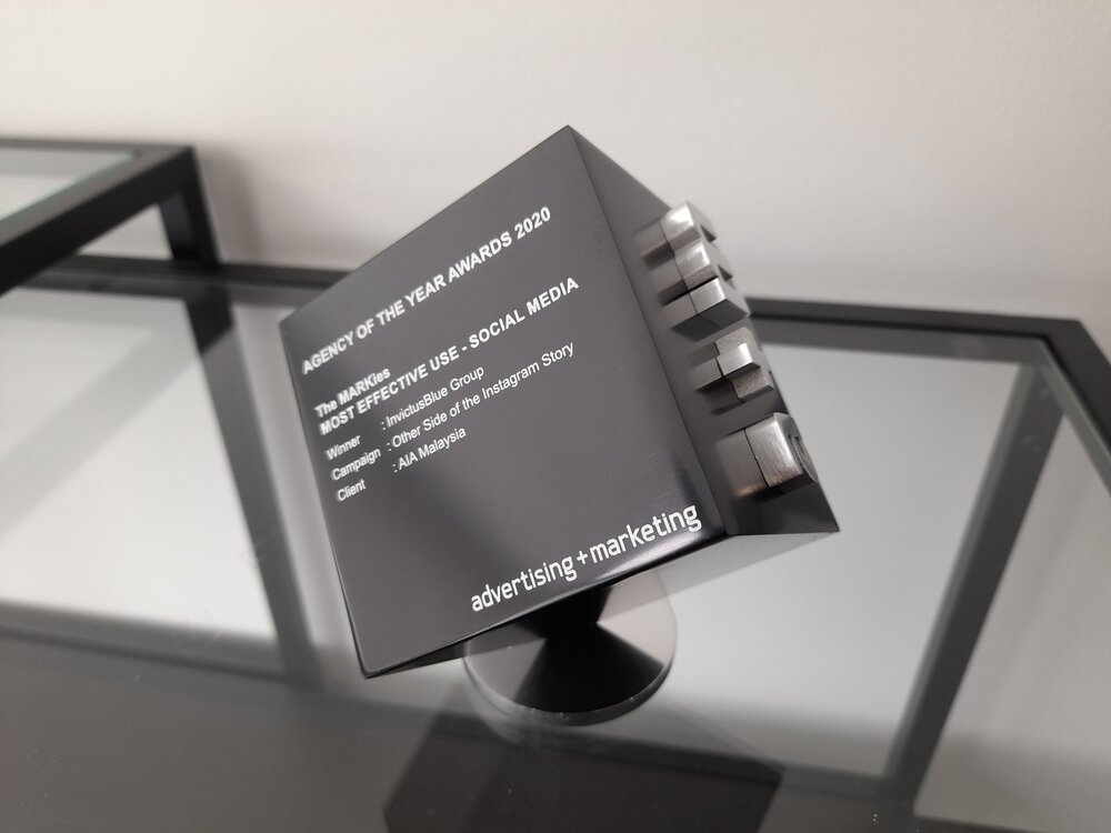 MARKies Award 2020 by Advertising + Marketing Magazine  Most Effective Use - Social Media (Silver)