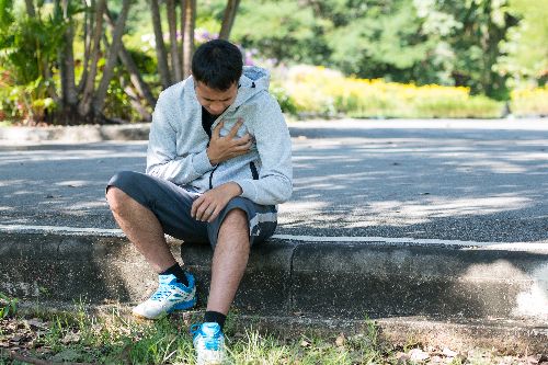 Guy with chest pain