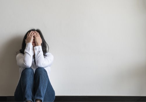 Anxiety Sad Wall Women Stress AIA Malaysia