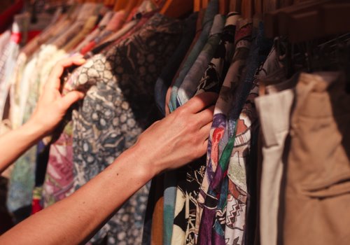 Woman Browing Clothing Choosing AIA Malaysia