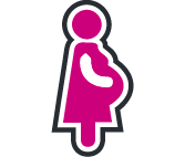 Pregnant Lady sitting on Yoga ball