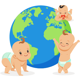 babies around the globe