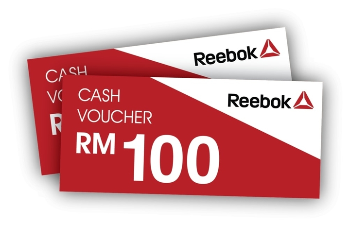 Reebok cash vouchers