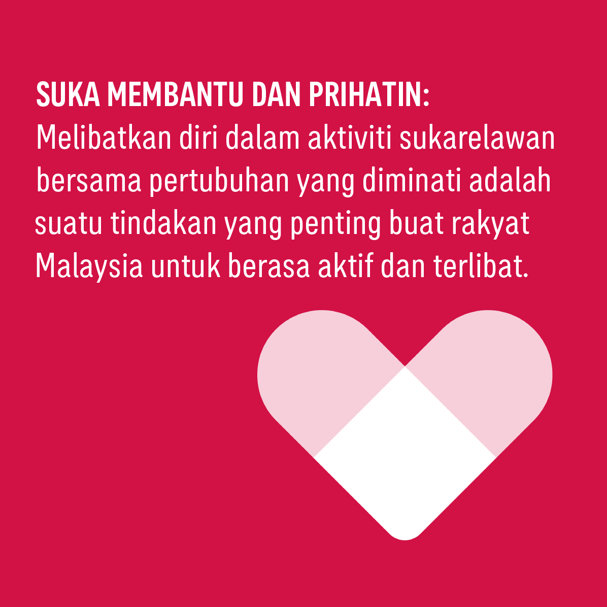 Suka membantu dan prihatin