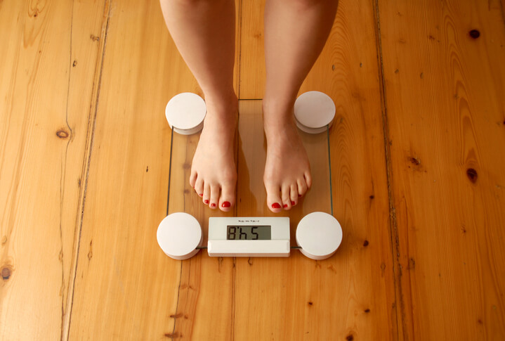 Woman on Scale