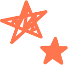Orange stars