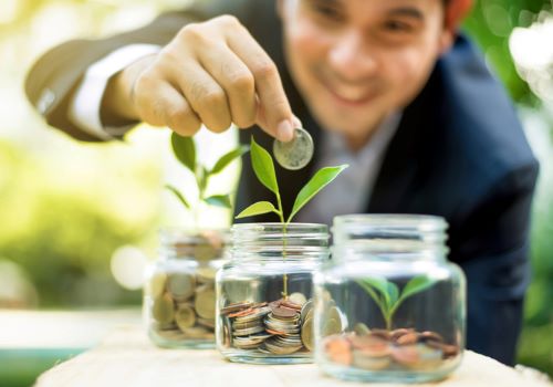 Finance Broker Demonstrating Investment And Savings Growth